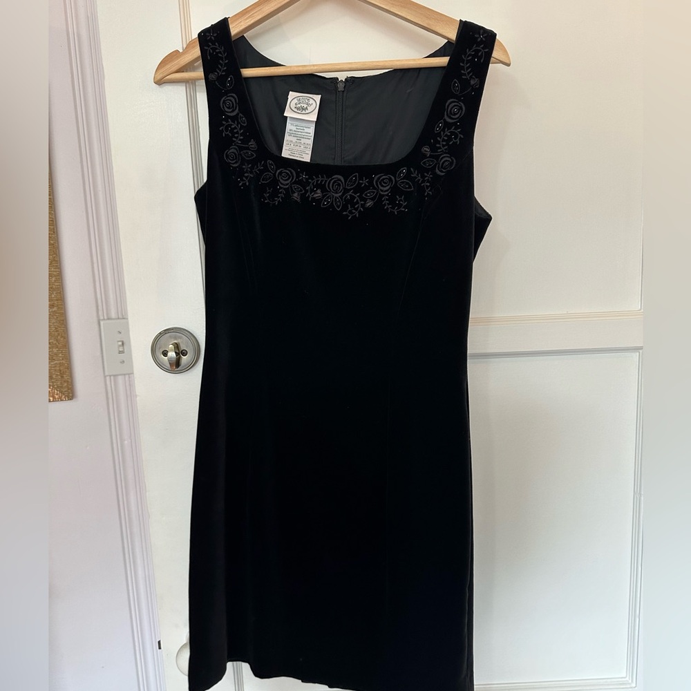 Black Velvet Laura Ashley Dress